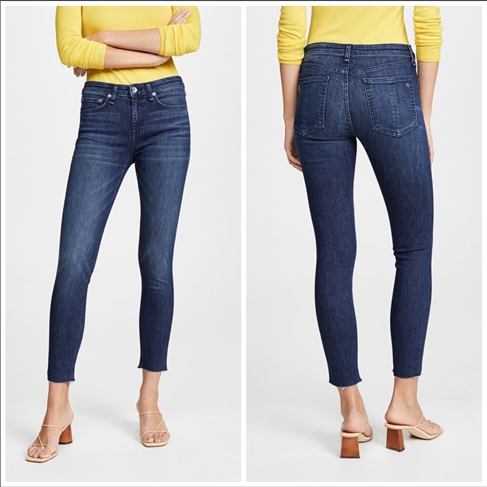 rag & bone Cate Midrise Ankle Skinny Sz 28